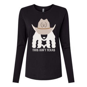 This Ain’T Texas Cowgirl Queen Bee Silhouette Texas Holdem Womens Cotton Relaxed Long Sleeve T-Shirt