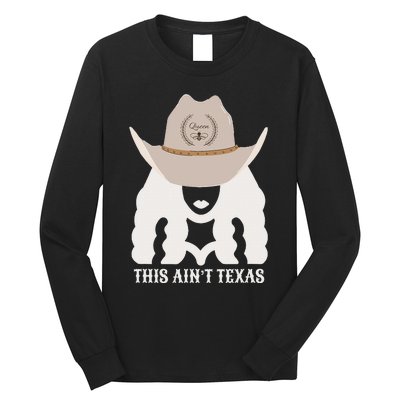 This Ain’T Texas Cowgirl Queen Bee Silhouette Texas Holdem Long Sleeve Shirt