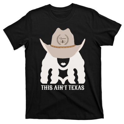 This Ain’T Texas Cowgirl Queen Bee Silhouette Texas Holdem T-Shirt