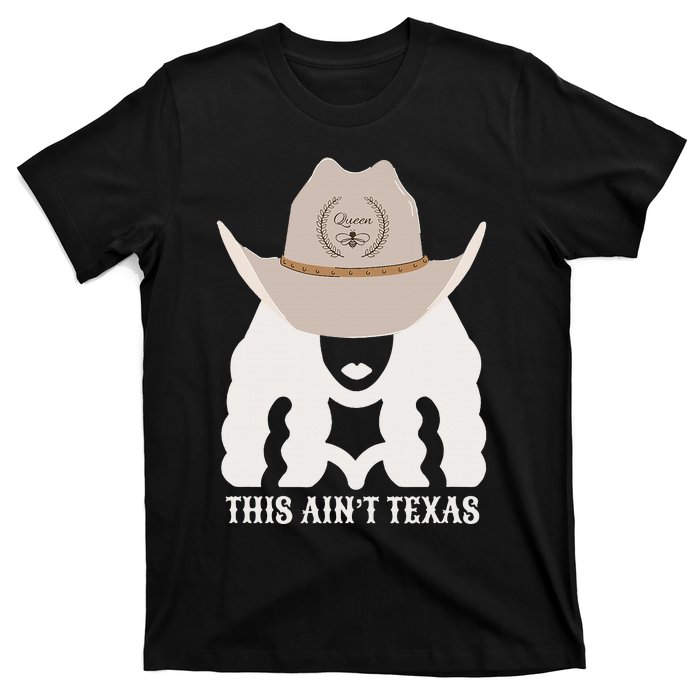 This Ain’T Texas Cowgirl Queen Bee Silhouette Texas Holdem T-Shirt