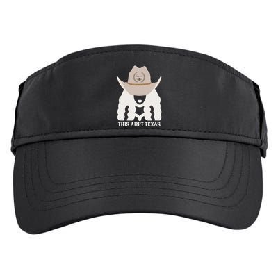 This Ain’T Texas Cowgirl Queen Bee Silhouette Texas Holdem Adult Drive Performance Visor