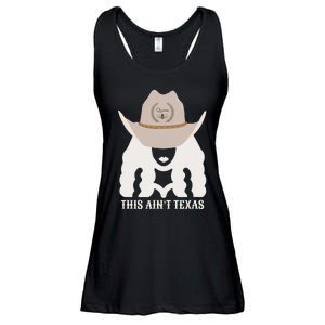 This Ain’T Texas Cowgirl Queen Bee Silhouette Texas Holdem Ladies Essential Flowy Tank