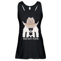 This Ain’T Texas Cowgirl Queen Bee Silhouette Texas Holdem Ladies Essential Flowy Tank