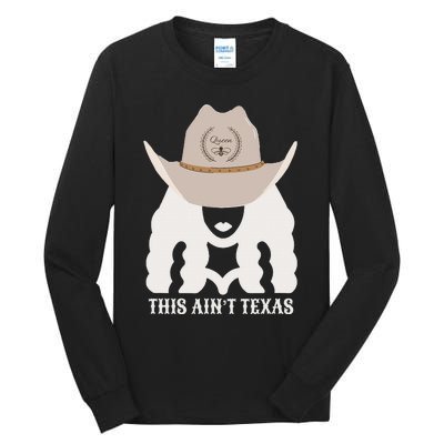 This Ain’T Texas Cowgirl Queen Bee Silhouette Texas Holdem Tall Long Sleeve T-Shirt