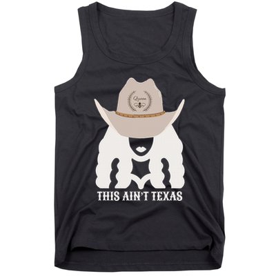 This Ain’T Texas Cowgirl Queen Bee Silhouette Texas Holdem Tank Top