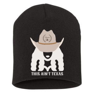 This Ain’T Texas Cowgirl Queen Bee Silhouette Texas Holdem Short Acrylic Beanie