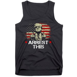 Trump Arrest This Funny Trump 2024 Convicted Felon Tank Top