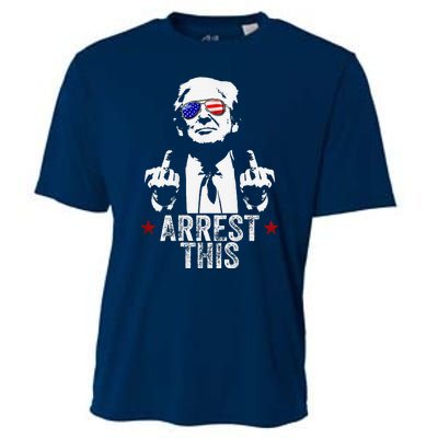 Trump Arrest ThisIM Voting For The Felon Cooling Performance Crew T-Shirt