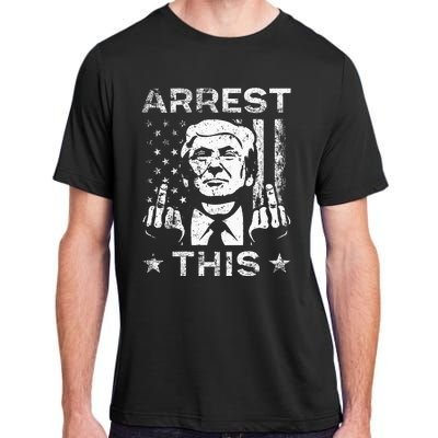 Trump Arrest This Fingers Adult ChromaSoft Performance T-Shirt