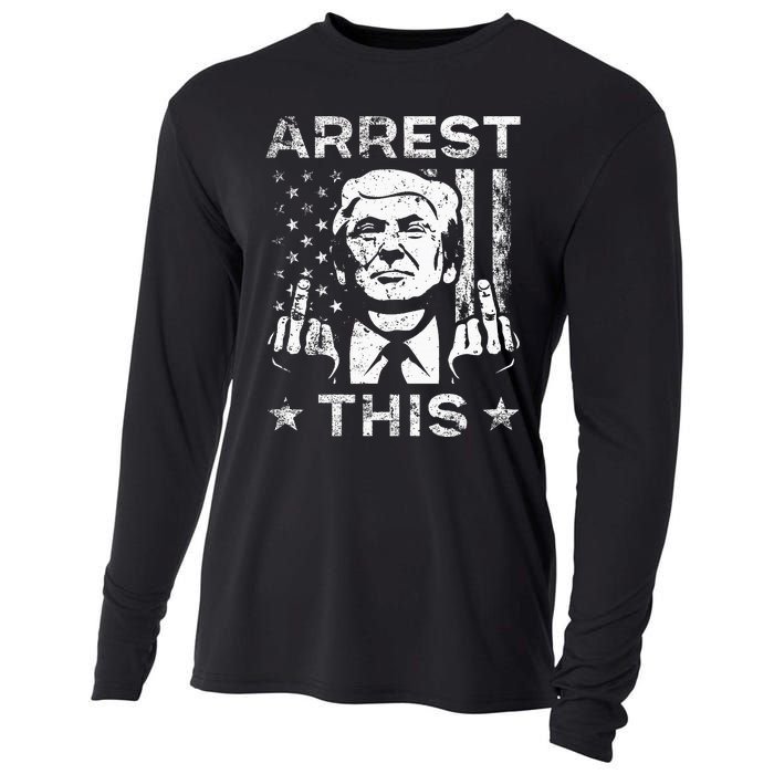 Trump Arrest This Fingers Cooling Performance Long Sleeve Crew