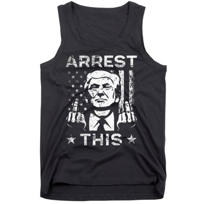 Trump Arrest This Fingers Tank Top