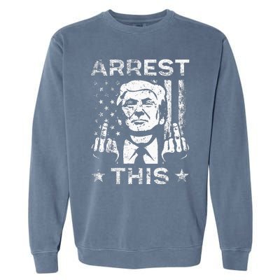 Trump Arrest This Fingers Garment-Dyed Sweatshirt