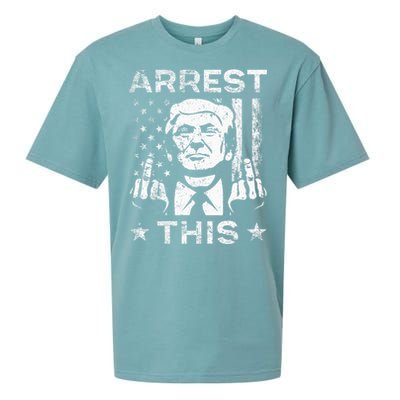 Trump Arrest This Fingers Sueded Cloud Jersey T-Shirt