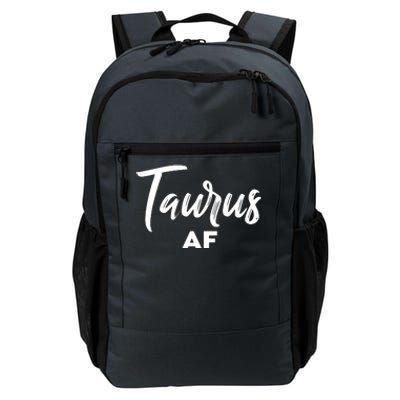 Taurus AF Taurus Astrology Zodiac Sign Taurus Birthday Daily Commute Backpack