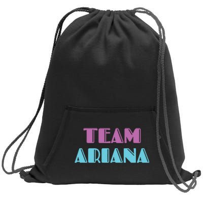 Team Ariana Sweatshirt Cinch Pack Bag