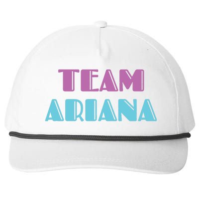 Team Ariana Snapback Five-Panel Rope Hat