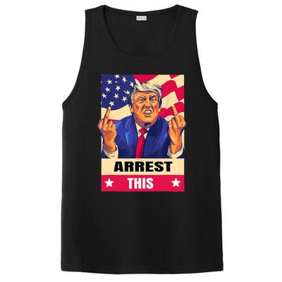 Trump Arrest This .Never Surrender. Fingers Pro Trump PosiCharge Competitor Tank