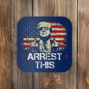 Trump Arrest This Funny Pro Trump 2024 Coaster