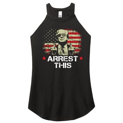 Trump Arrest This Funny Trump 2024 Convicted Felon Women’s Perfect Tri Rocker Tank