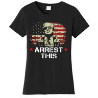 Trump Arrest This Funny Trump 2024 Convicted Felon Women's T-Shirt