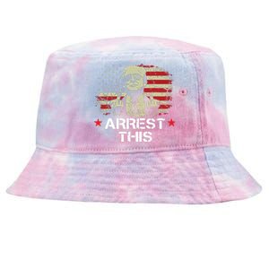 Trump Arrest This Funny Trump 2024 Convicted Felon Tie-Dyed Bucket Hat