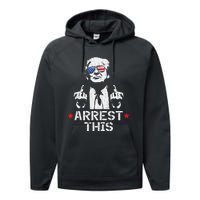 Trump Arrest This Gift Performance Fleece Hoodie