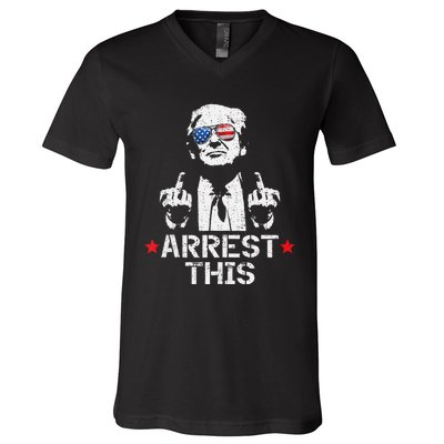 Trump Arrest This Gift V-Neck T-Shirt