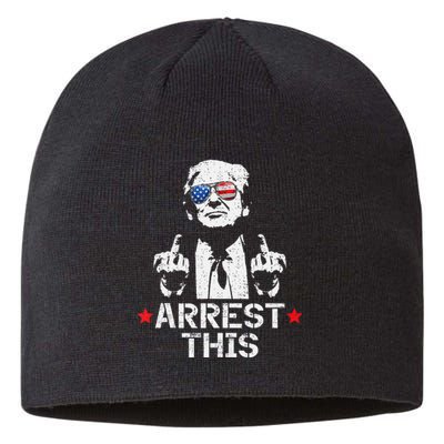 Trump Arrest This Gift Sustainable Beanie