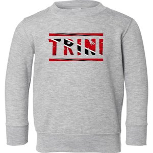 Trinidad And Tobago Trini Tobagonian Flag Pride Roots Toddler Sweatshirt