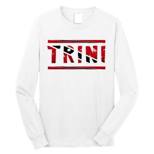 Trinidad And Tobago Trini Tobagonian Flag Pride Roots Long Sleeve Shirt