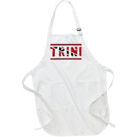 Trinidad And Tobago Trini Tobagonian Flag Pride Roots Full-Length Apron With Pockets