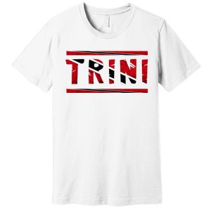 Trinidad And Tobago Trini Tobagonian Flag Pride Roots Premium T-Shirt