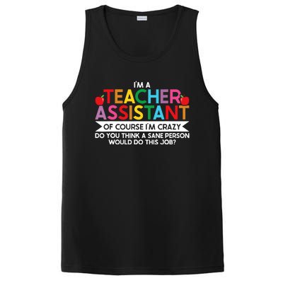 Teacher Assistant TeacherS Aide Paraprofessional Educator PosiCharge Competitor Tank