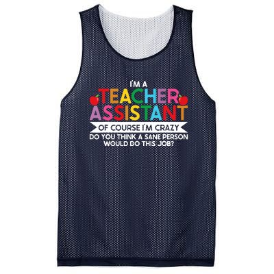 Teacher Assistant TeacherS Aide Paraprofessional Educator Mesh Reversible Basketball Jersey Tank