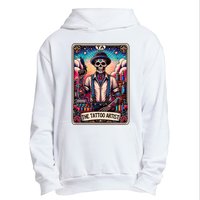 Tattoo Artist Tarot Card Skeleton Drawing Tattooist Tarot Urban Pullover Hoodie