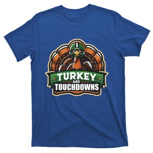 Turkey And Touchdowns Gift T-Shirt