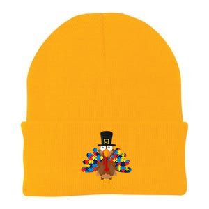 Turkeys Autism Thanksgiving Day Funny Gifts Boys Girls Knit Cap Winter Beanie