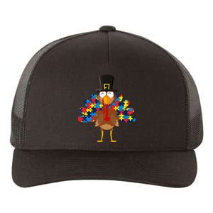 Turkeys Autism Thanksgiving Day Funny Gifts Boys Girls Yupoong Adult 5-Panel Trucker Hat