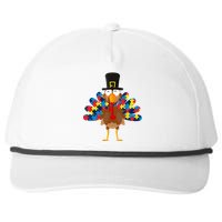 Turkeys Autism Thanksgiving Day Funny Gifts Boys Girls Snapback Five-Panel Rope Hat