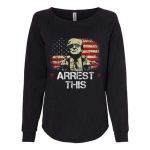 Trump Arrest This Funny Pro Trump 2024 Womens California Wash Sweatshirt