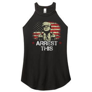 Trump Arrest This Funny Pro Trump 2024 Women's Perfect Tri Rocker Tank