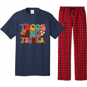 Tacos And Tequila Cinco De Mayo Groovy Mexican Drinking Pajama Set