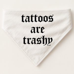 Tattoos Are Trashy USA-Made Doggie Bandana