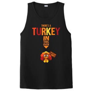 ThereS A Turkey In This Oven Pregnancy Thanksgiving PosiCharge Competitor Tank