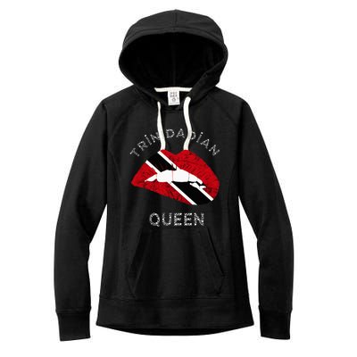 Trinidad And Tobago Trinidadian Queen Tobagonian Roots Women's Fleece Hoodie