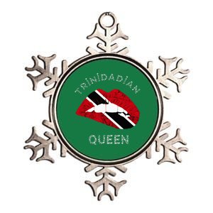 Trinidad And Tobago Trinidadian Queen Tobagonian Roots Metallic Star Ornament