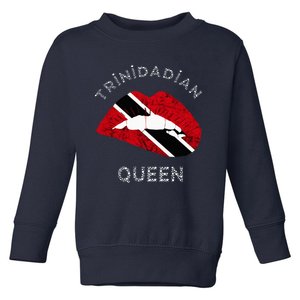 Trinidad And Tobago Trinidadian Queen Tobagonian Roots Toddler Sweatshirt