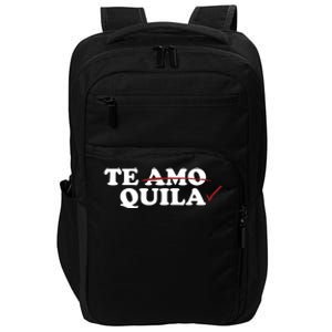 Te Amo Te Quila Funny Impact Tech Backpack