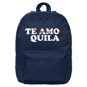 Te Amo Te Quila Funny 16 in Basic Backpack