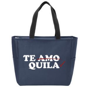 Te Amo Te Quila Funny Zip Tote Bag